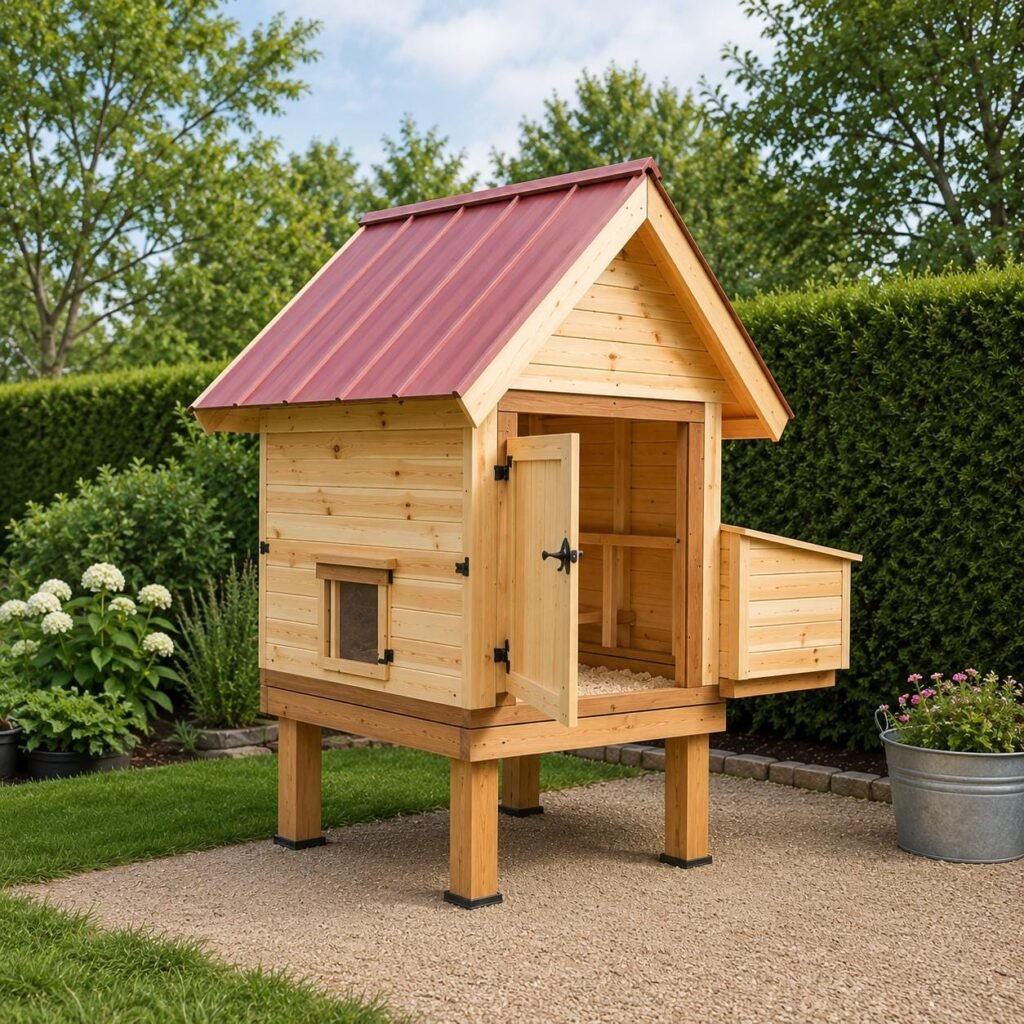 Small Chicken Coup Design | DIY Duck House Plan PDF | Wooden Coop Blue Prints | Modern Duck Shed Build | Backyard Poultry Blueprint