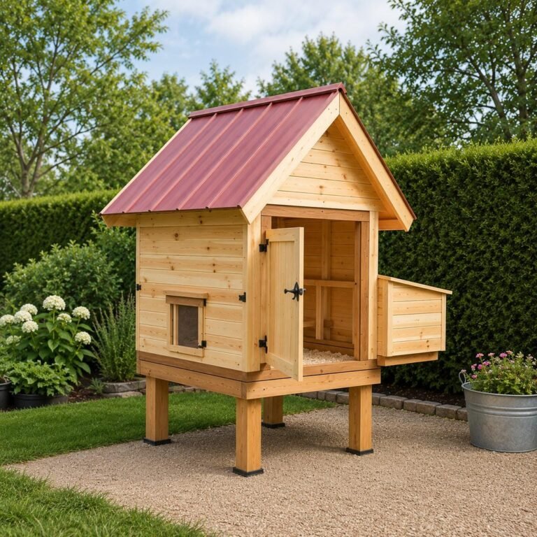 Small Chicken Coup Design | DIY Duck House Plan PDF | Wooden Coop Blue Prints | Modern Duck Shed Build | Backyard Poultry Blueprint