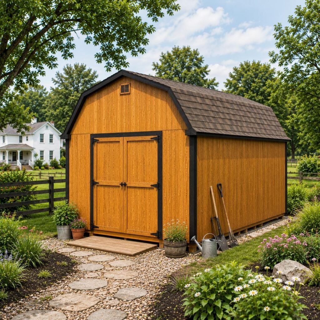 12×16 Barn Storage Shed Building Plans, Instant Download, Backyard tools Shed Blueprint, Garden Shed Plans, Workshop Shed