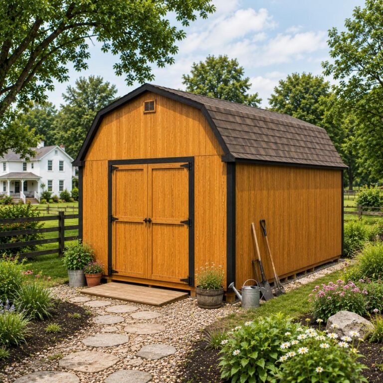 12×16 Barn Storage Shed Building Plans, Instant Download, Backyard tools Shed Blueprint, Garden Shed Plans, Workshop Shed