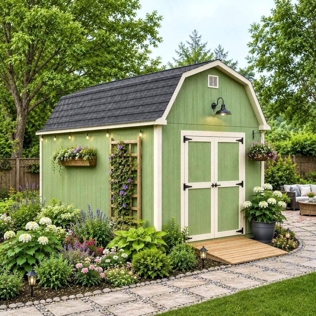 12×16 Garden Shed Plans PDF | Modern Backyard Studio | DIY Storage Shed Blueprint | Instant Download | Outdoor Office Cabin Plan