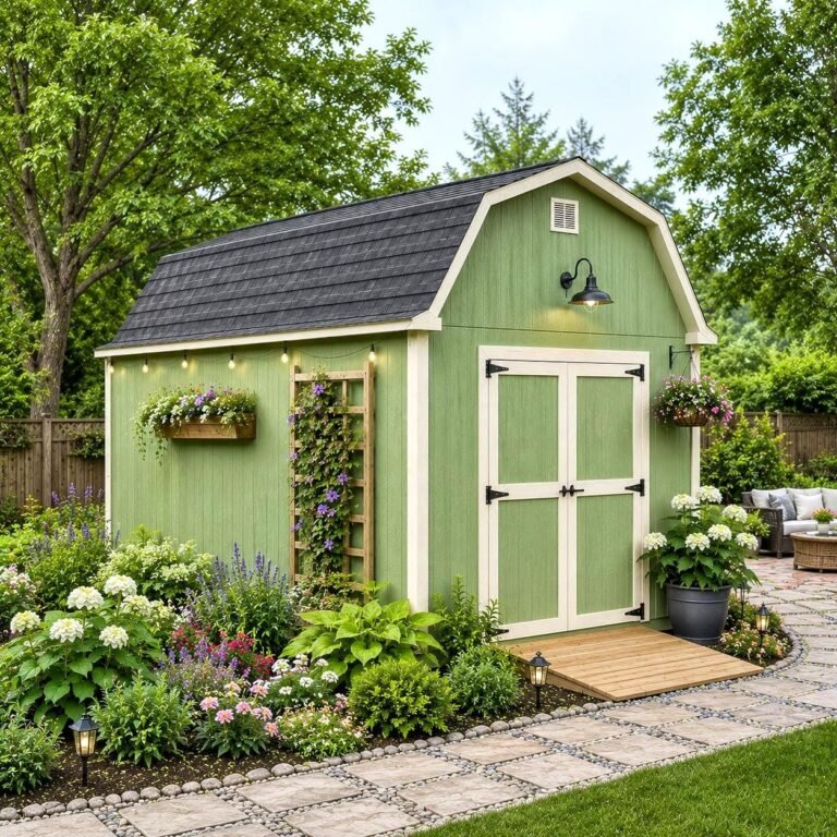 12×16 Garden Shed Plans PDF | Modern Backyard Studio | DIY Storage Shed Blueprint | Instant Download | Outdoor Office Cabin Plan