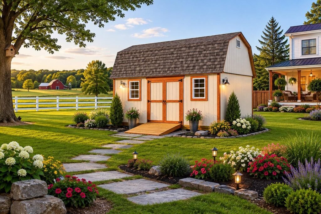 16x12 modern backyard studio office plan