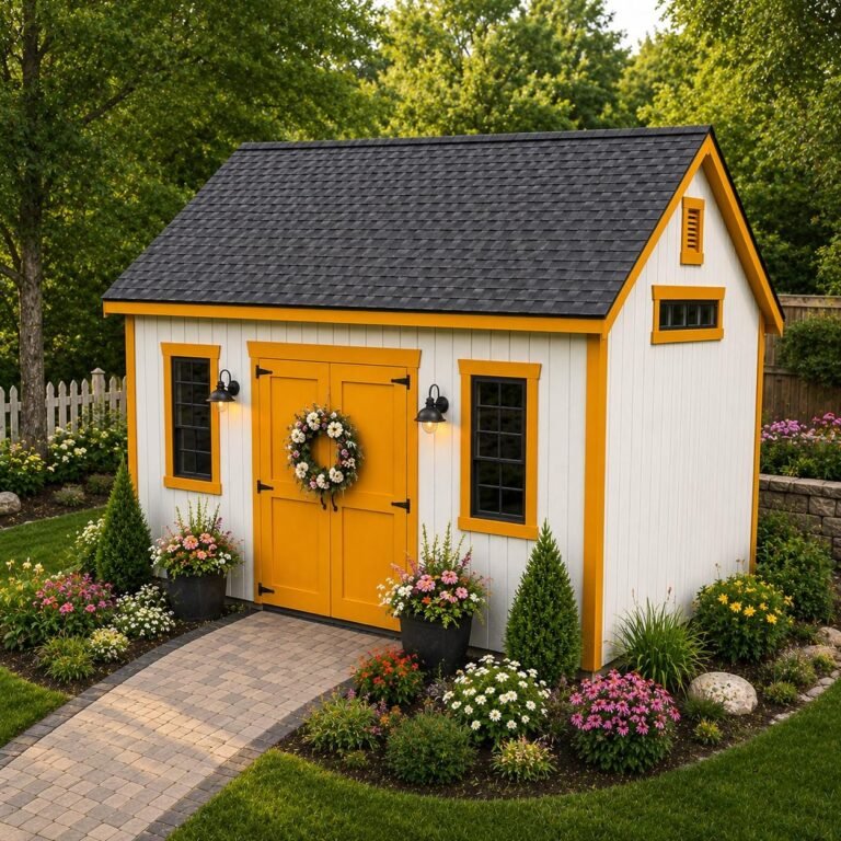12×16 Shed Plans PDF– DIY Storage Shed Blueprints with Materials List| Backyard Workshop, Garden Office, She Shed, Homestead Build| PDF File