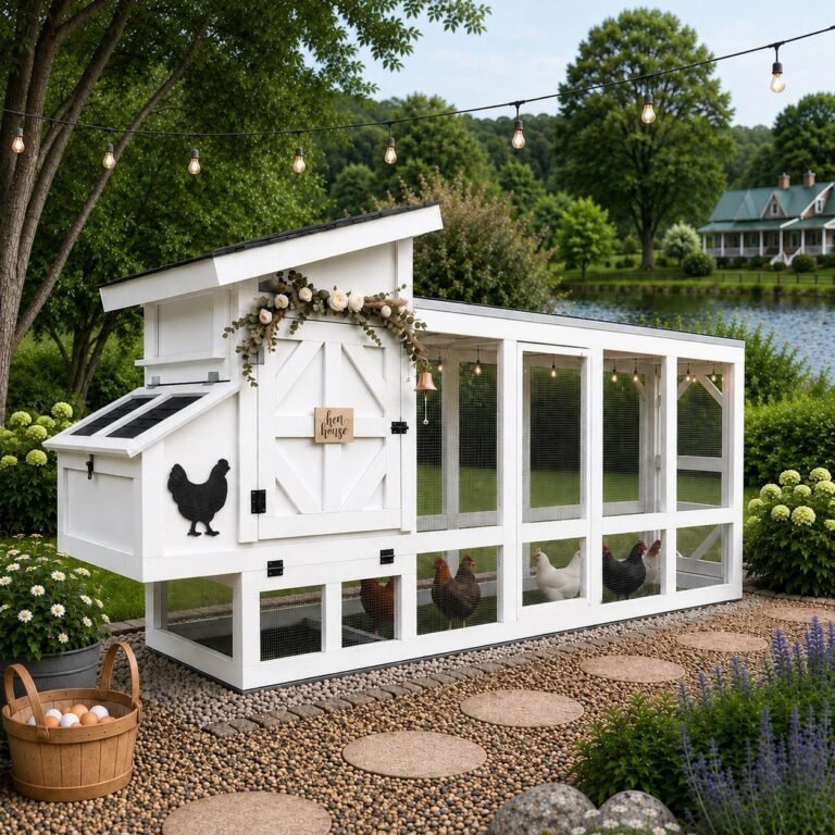 Chicken Coop Plans DIY 6-8 Hens, Backyard Coop Building Plans PDF, Woodworking Plans Digital Download, Poultry House Blueprint